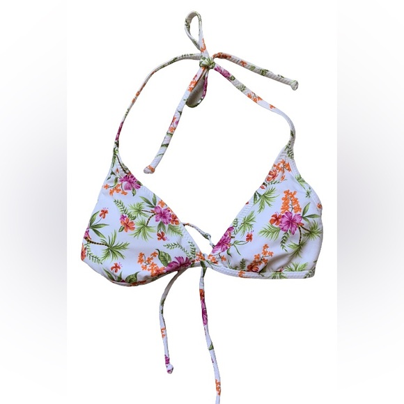 Raisins floral tie-neck halter bikini top and bottom - Picture 2 of 5